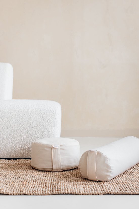 Meditatiekussen ecru rond - Pure - Yoga kussen van Pure — afbeelding 4