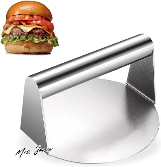 Metal burger presi alüminyum Hamburger Patty Maker 50 adet ücretsiz Patty kağıtl