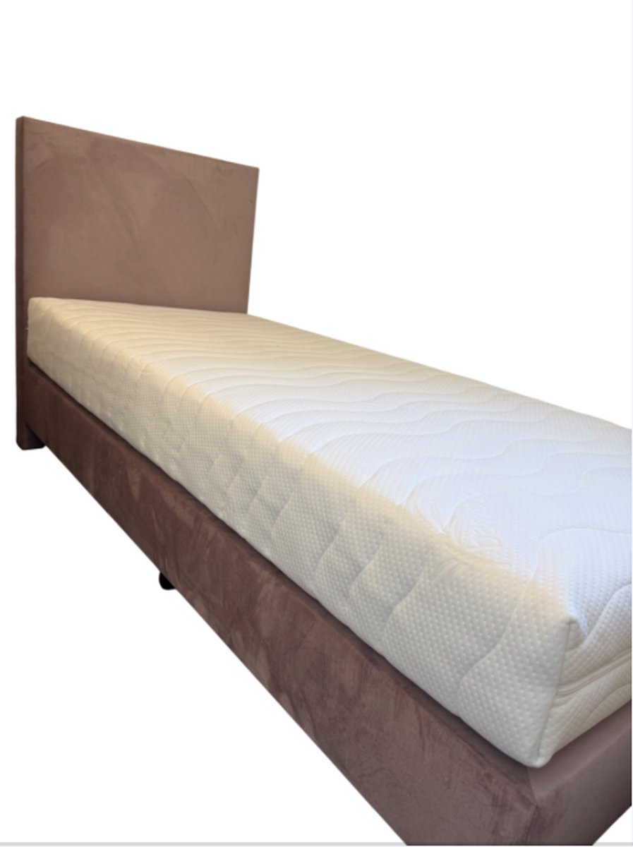 DER Bedding Boxspring OP MAAT 170x175 (inclusief hoofdbord en matras) + (Verkrijgbaar in Zwart Antraciet Licht Grijs en Beige) Alle maten verkrijgbaar