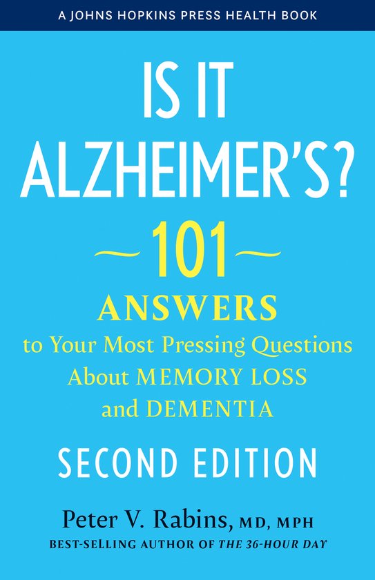 A Johns Hopkins Press Health Book- Is It Alzheimer's? - cover