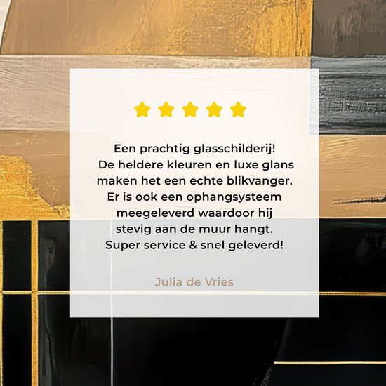 MuchoWow® Glasschilderij 120x80 cm - Schilderij acrylglas - Abstract - Goud - Brons - Groen - Vormen - Modern - Foto op glas - Muurdecoratie woonkamer - Wanddecoratie slaapkamer - Schilderijen