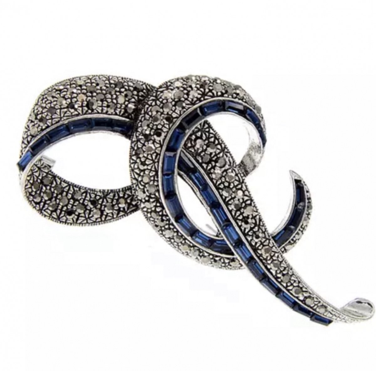 Broche-Blauw-Octo- Charme Bijoux