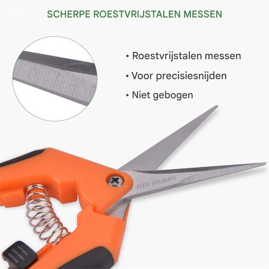 Snoeischaar -3-pack- -Roestvrijstalen messen -Handmatige snoeischaar -Bloemen snoeischaar -Tuinschaar van GARDENA — afbeelding 2