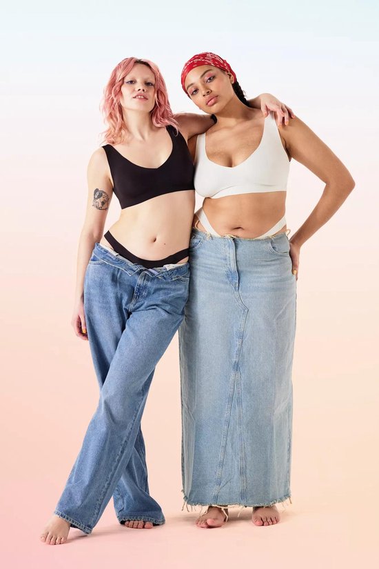 Sloggi Zero Feel Bralette rembourrée 2.0 - Soutien-gorge sans couture - XXL - Zwart