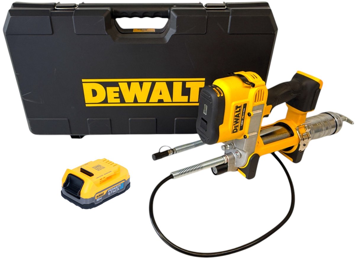 DeWalt DCGG 571 NK accusmeerpistool 18 V + 1x Powerstack accu 1,7 Ah - zonder oplader