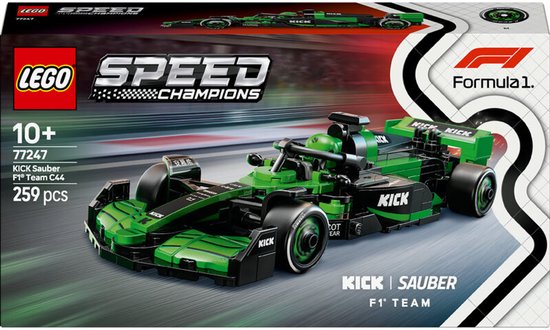 LEGO Speed Champions KICK Sauber F1 Team C44 racewagen Speelgoed - 77247