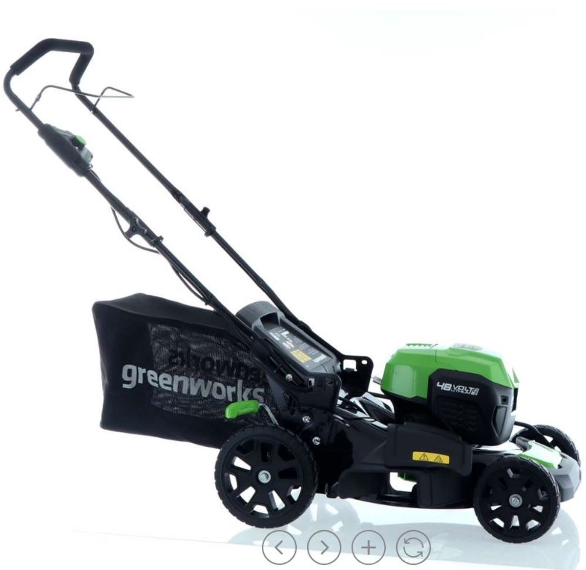 Accu elektrische grasmaaier Greenworks G48LM46 48V - 46 cm - Accu 8/4Ah