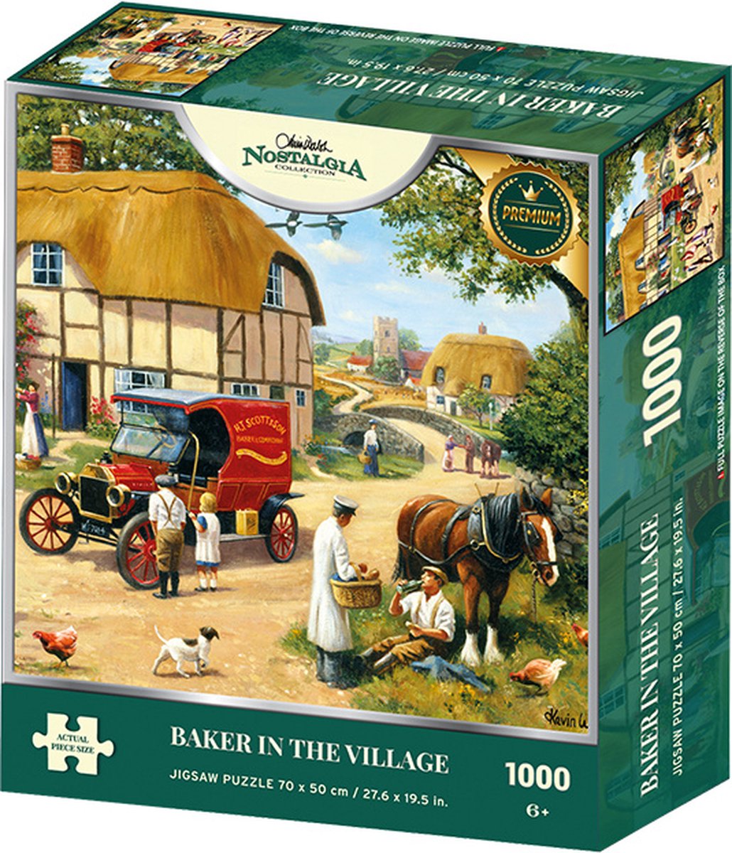 Baker In The Village Puzzel 1000 Stukjes