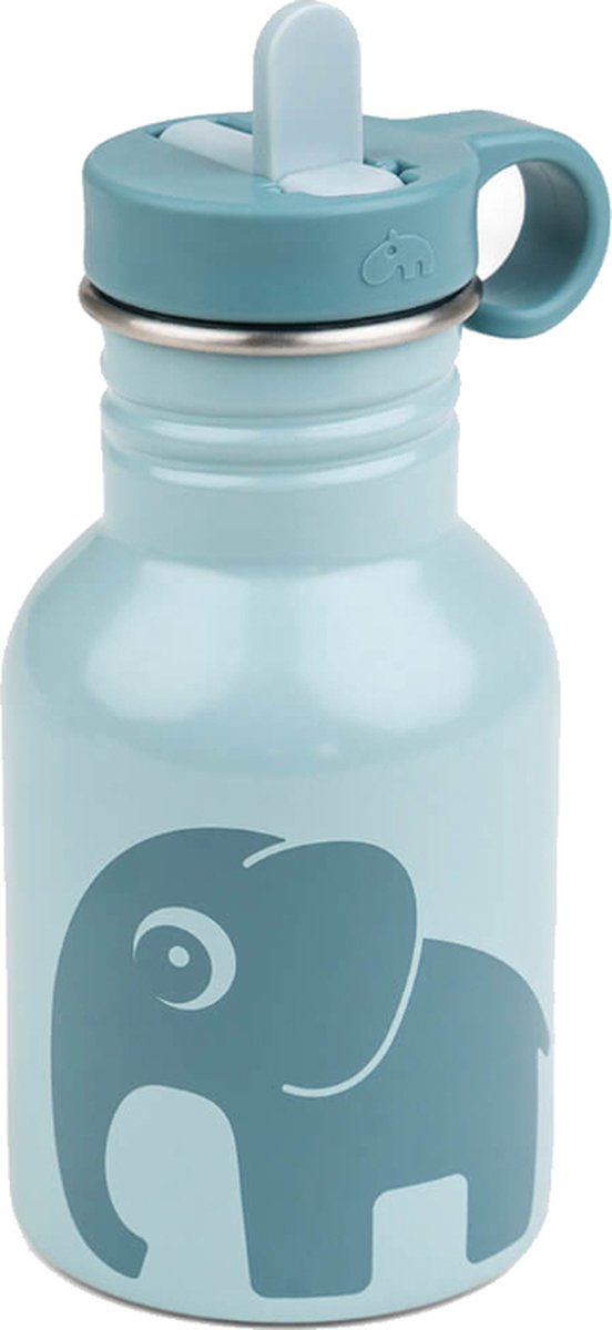 Done by Deer RVS drinkfles elphee 350 ml  - blue