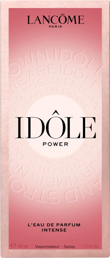 Lancôme Idôle Power Eau de Parfum Intense doos met tekst.