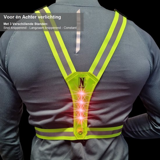 Mxzzand gilet réfléchissant de course Gilet réfléchissant de randonnée