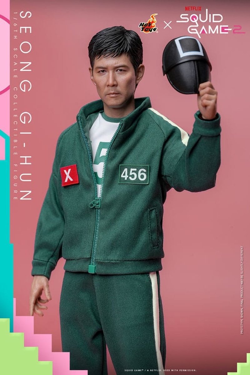 Hot Toys Squid Game 2 Action Figure 1/6 Seong Gi-hun 30 cm Action Figuur: 30 cm