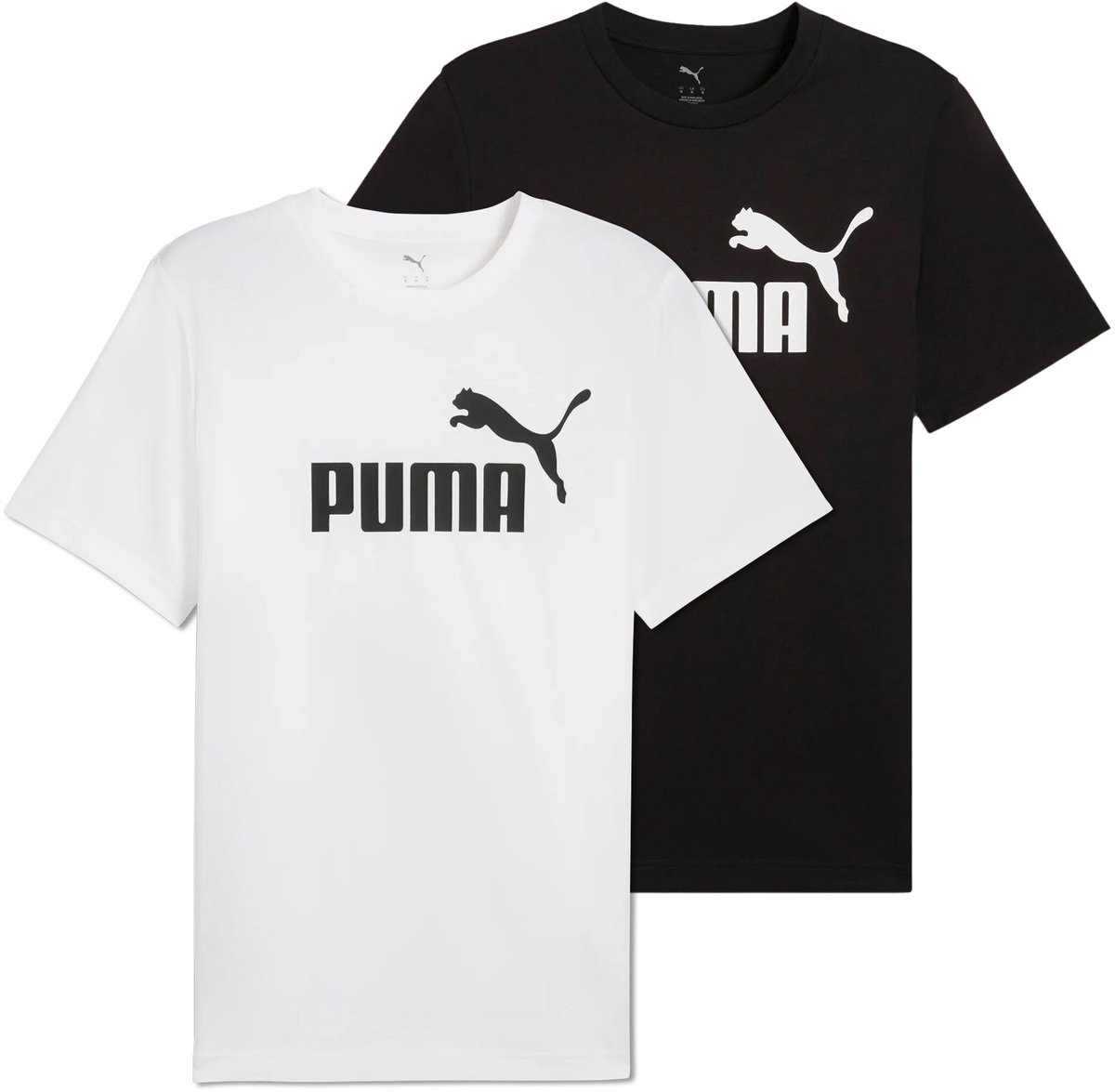 Puma T-shirt Set van 2 Zwart