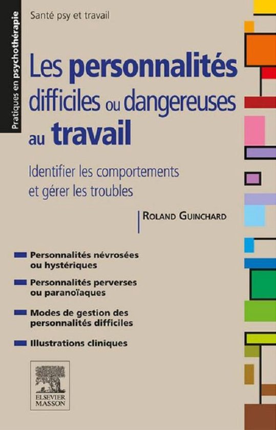 Les personnalit s difficiles ou dangereuses au travail - cover