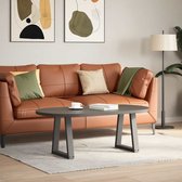 DBREAKS 35 cm trapeziumvormige tafelpoten, zwarte trapeziumvormige tafelpoot, metalen meubelvoeten, tafelframe tafelonderstellen met schroeven, meubelonderstellen voor doe-het-zelf salontafel