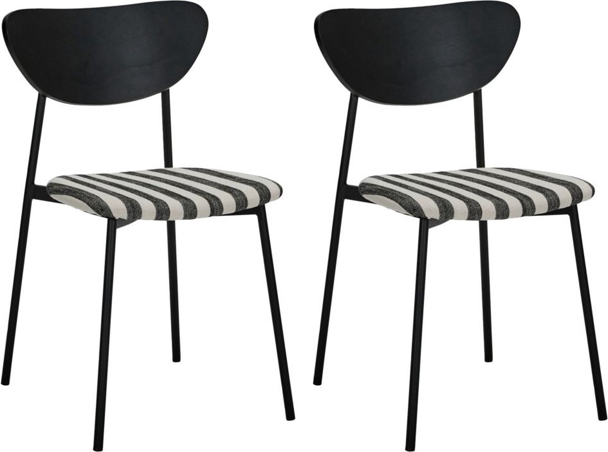 House Doctor Stoel Must Off White 80cm - 2 stuks