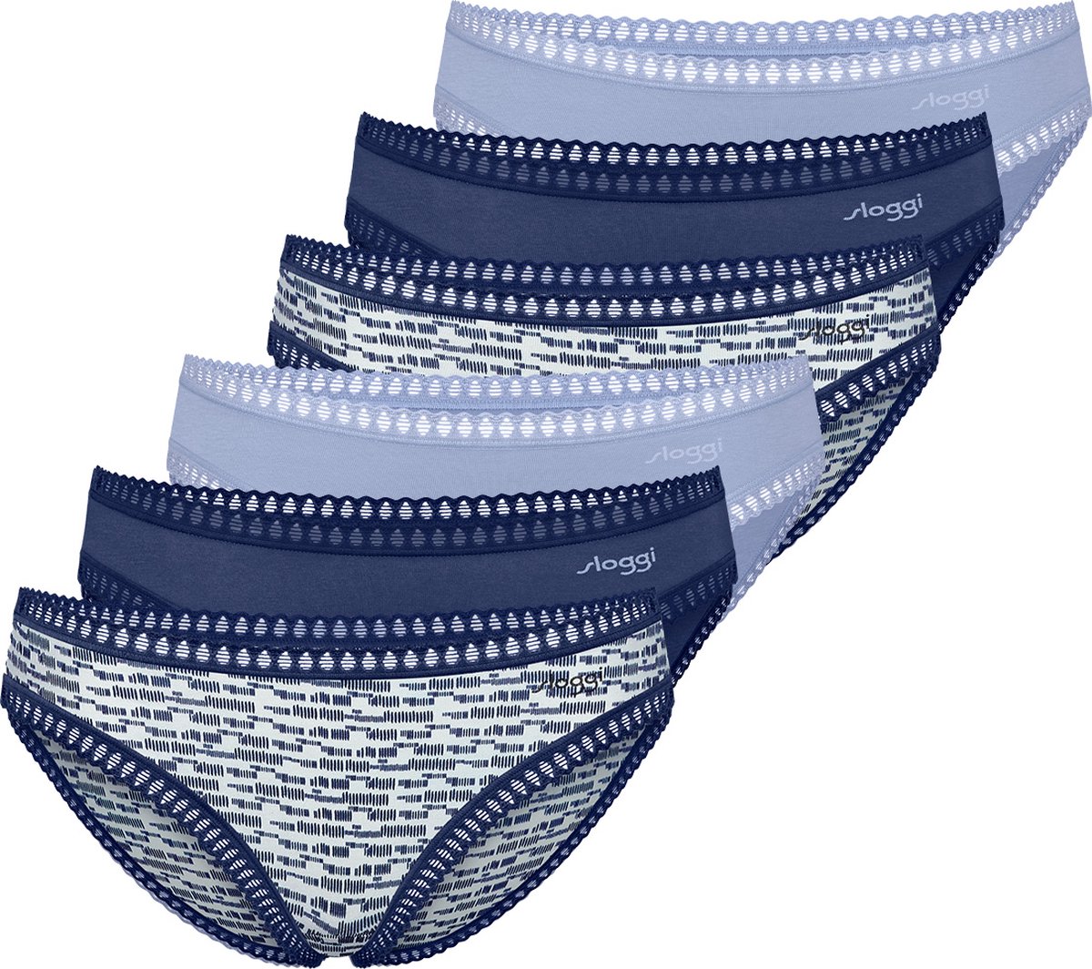 sloggi Dames slip / onderbroek 6 pack GO Crush