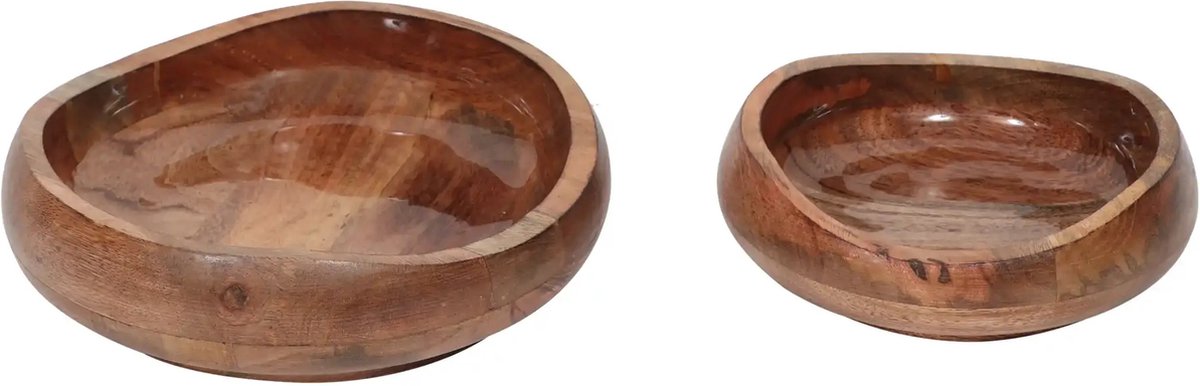 Schalen organic Vulcan 25cm - 2 stuks