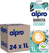 Alpro Barista Coco - Boisson Végétale Coco - Spéciale Café - Sans Lactose - 24 x 1L