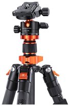 K&F Concept Carbon Fiber Camera Statief, 160cm Lichtgewicht Reisstatief met Monopod, Compact