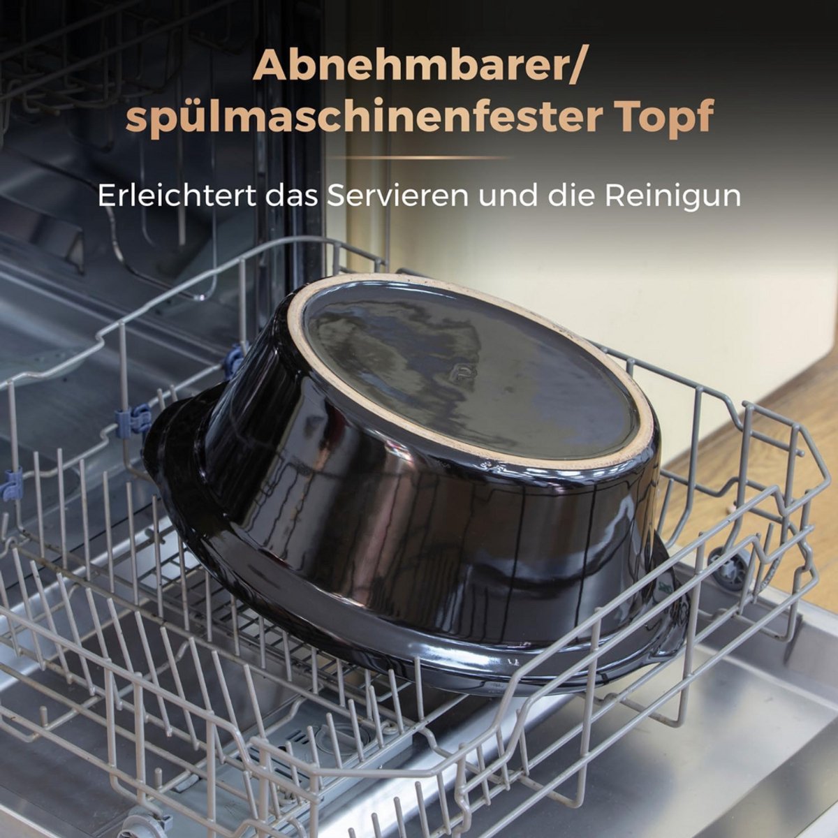 Afbeelding 2 van Slowcooker - Hotpot - Elektrische Slowcooker - Binnenpan - Keramische Binnenpan - Warmhoudfunctie - Snelkookpan - Rijstkoker - RVS