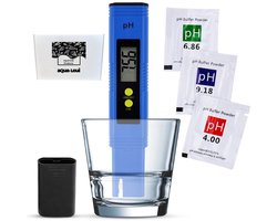 Aqua-Loui® - Digitale PH meter inclusief kalibratie & batterijen - Watertester - Geschikt voor: Zwembad/Aquarium/Grond voor planten - PH tester