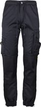 Pantalon de travail TMG KULT WORKER pour homme , Zwart - Design ergonomique - Ceinture élastiquée - Plusieurs poches