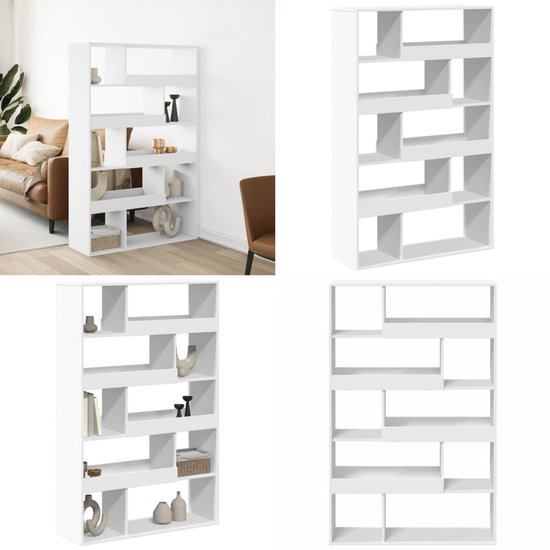 VidaXL Boekenkast 40x35x180 cm bewerkt hout wit
