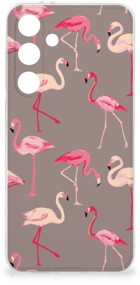 Samsung Galaxy S24 FE TPU Hoesje Flamingo