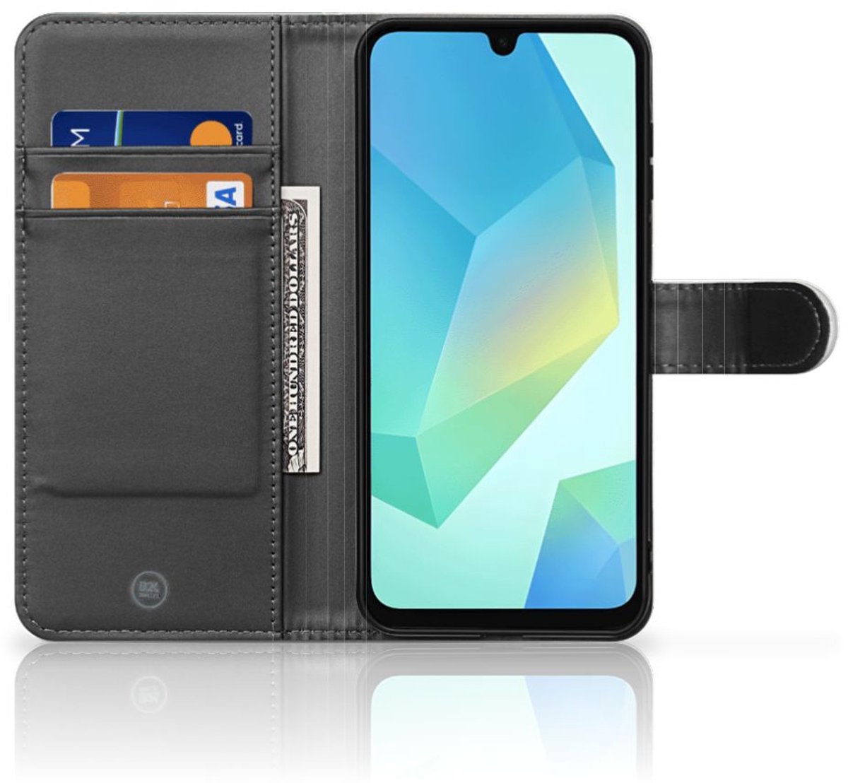 Bookcase voor Samsung Galaxy A16 4G/5G Marmer Groen