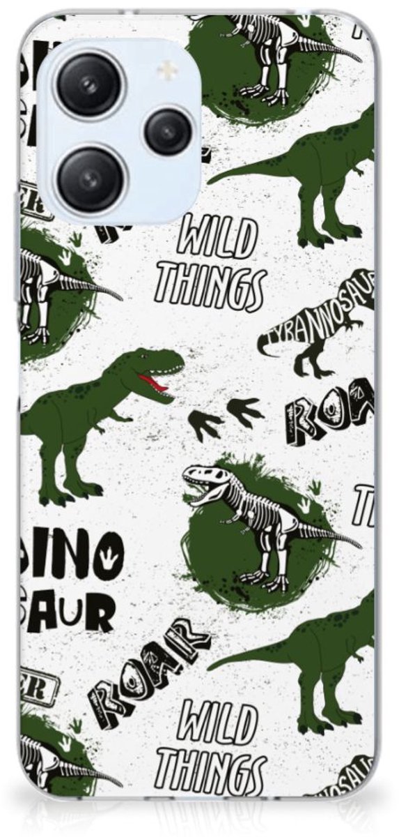 TPU Hoesje voor Xiaomi Redmi 12 4G Dinosaurus