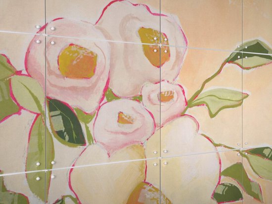 Vase IXXI Flourish, Lucrecia Caporale & Divers - 100 x 140 cm - Support de suspension gratuit - Grande décoration murale et posters - Illustrations, Aquarelle