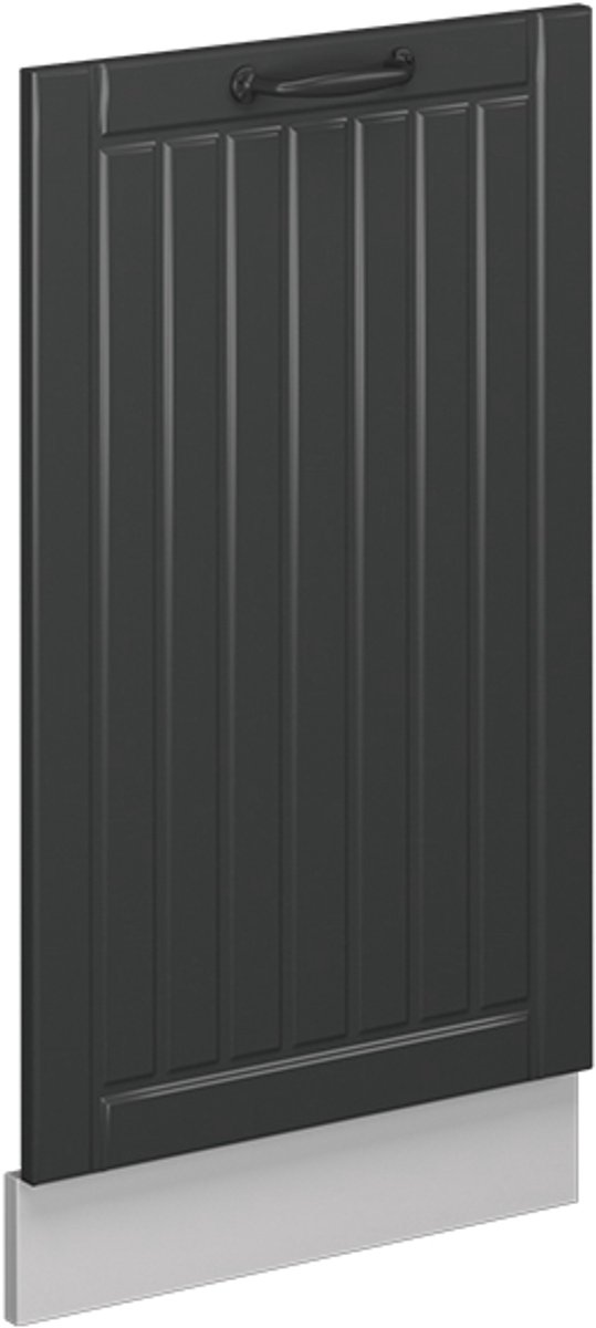 Vicco Fame-Line Vaatwasserfrontpaneel – 45 cm zonder werkblad Antraciet landhuis