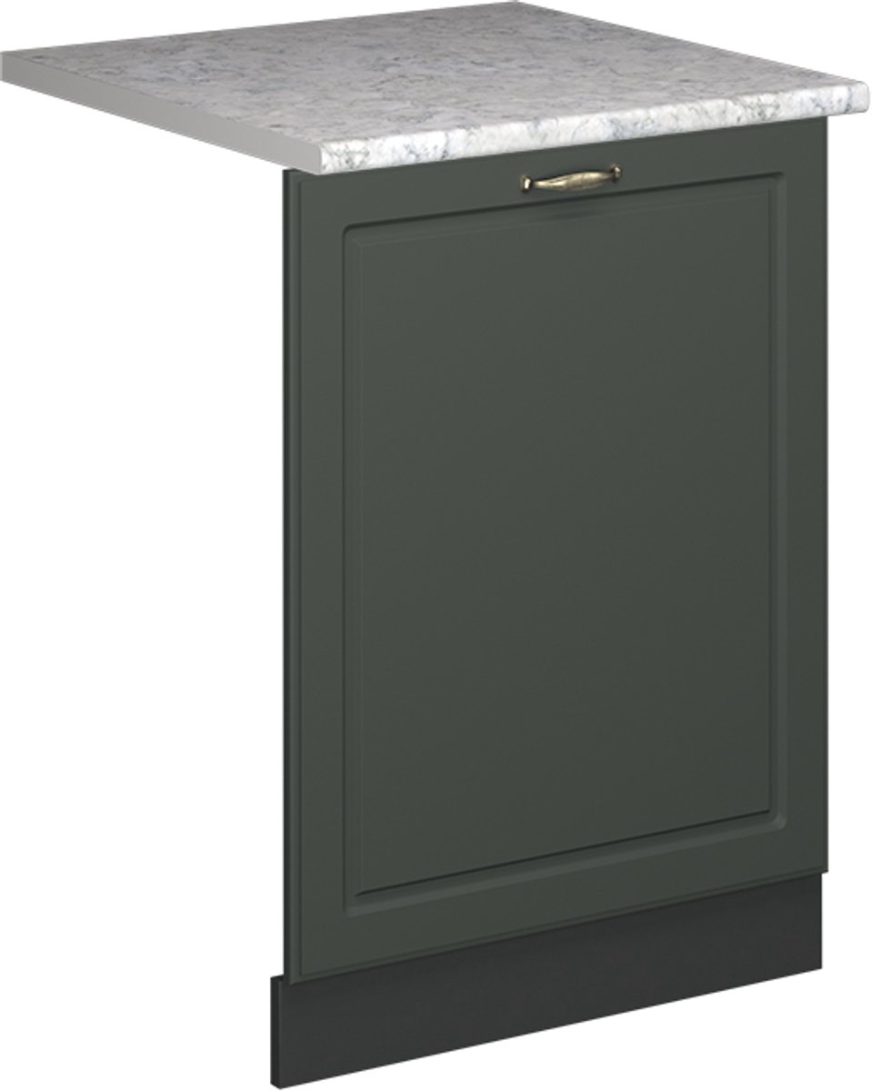 Vicco Fame-Line Vaatwasserfrontpaneel – 60 cm, WB Marmer Groen-Goud Landhuis