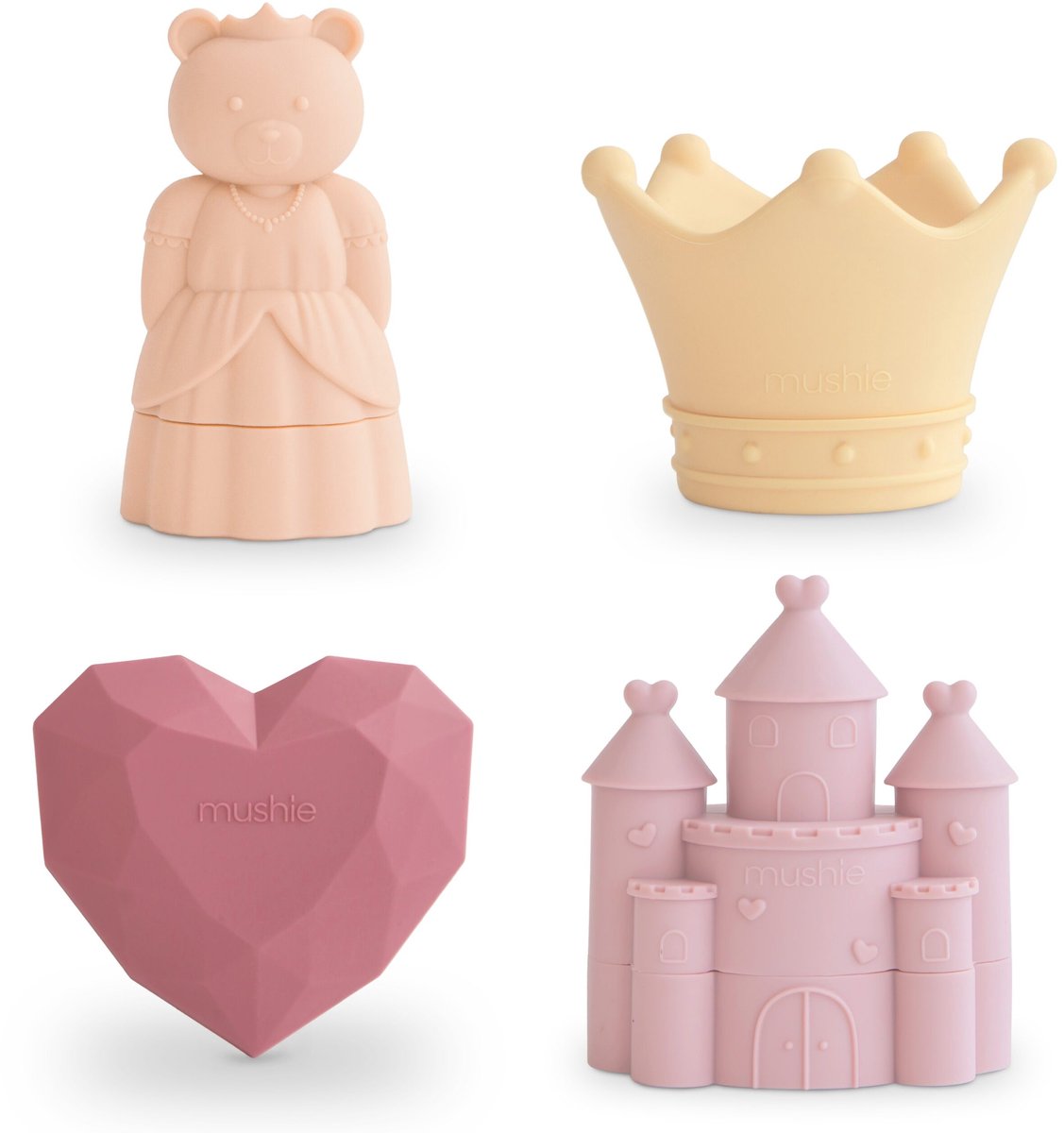 Mushie Bad Set - Princess - 4-Pack