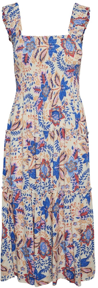 VERO MODA - VMMENNY SL SMOCK CALF DRESS WVN GA - Dames - Maxi jurken