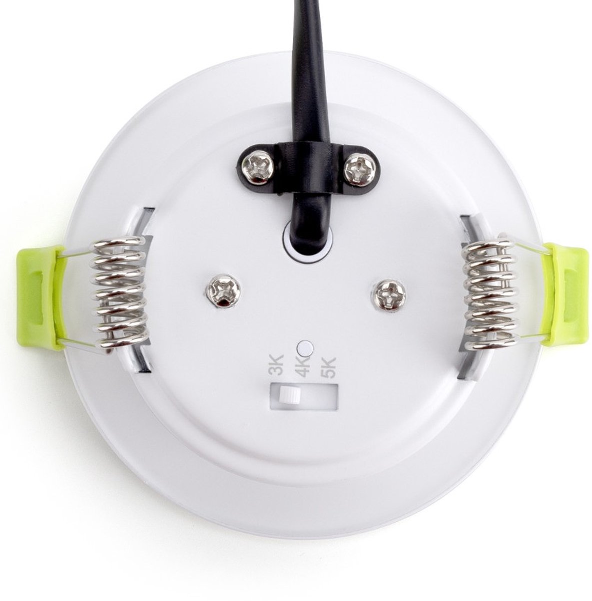 Integral LED inbouwspot Wit 5W 600lm 38º Instelbare Lichtkleur | zaagmaat 6.5cm | Dimbaar | IP65 | Geen fitting | Warm Wit-Koel Wit-Daglicht | 5 watt | 25.000 Branduren