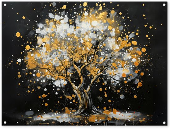 Poster met Lijst - 20x30 cm - Kaart - Deventer - Zwart - Goud