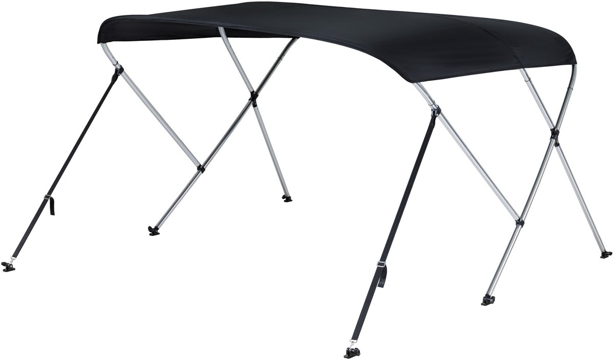 NALUX Biminitop 3 bogen - Hoogte 91 cm -Breedte 155-169 cm