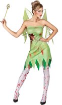LUCIDA - Bloederige groene fee kostuum voor vrouwen - L