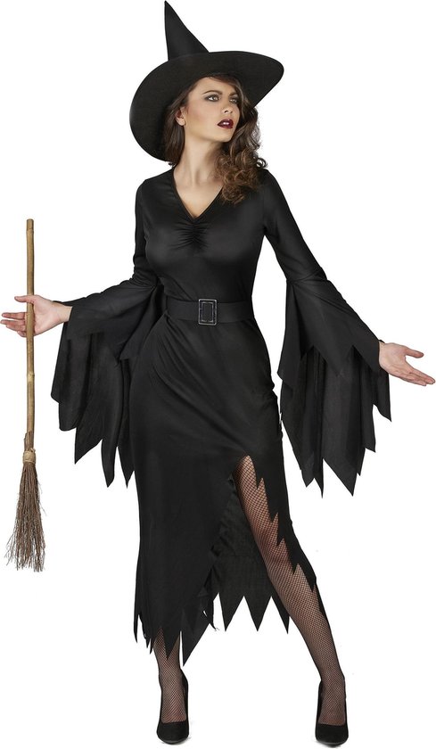 LUCIDA - Sexy zwart heksenkostuum voor vrouwen