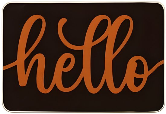 Relaxdays deurmat rubber, 40 x 60 cm, voetmat met noppen, binnen