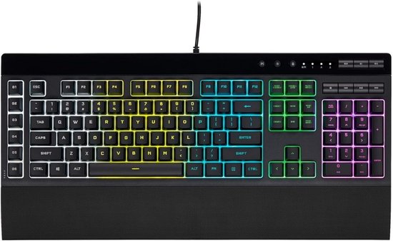 Gaming Keyboard Met Verlichting - Mechanisch Gaming Toetsenbord - Multimedia Toetsen - Qwertz/Qwerty - RGB Verlichting - Led Verlichting - Ergonomische Toetsenbord