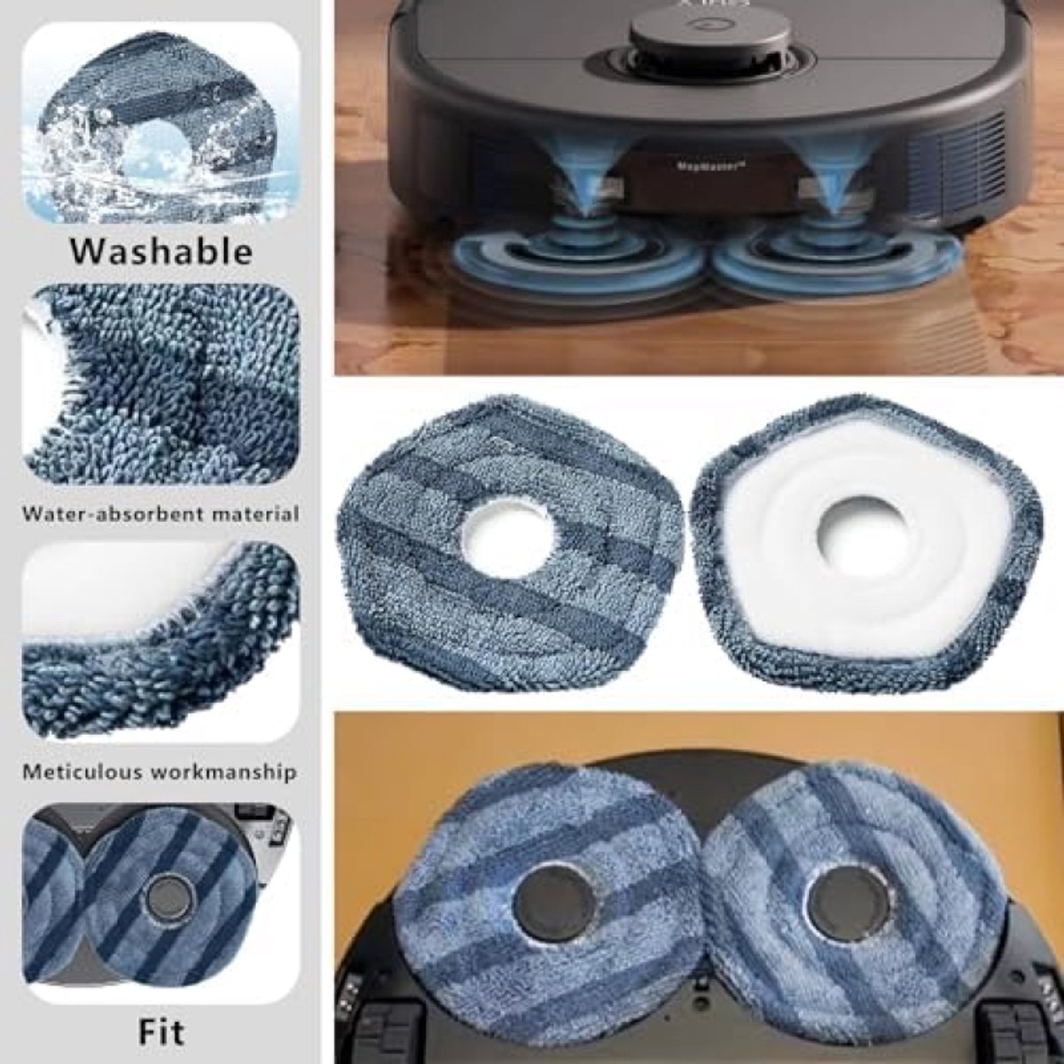 Accessoireset geschikt voor Eufy X10 Pro Omni Robotstofzuiger — afbeelding 6