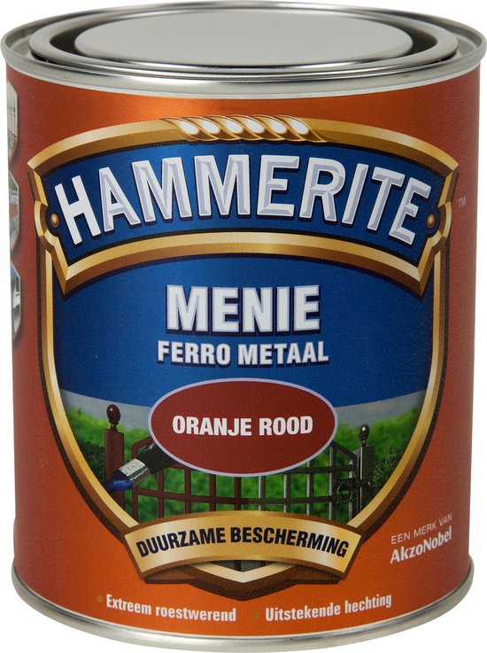Hammerite - Menie - Oranje rood - 750 ML
