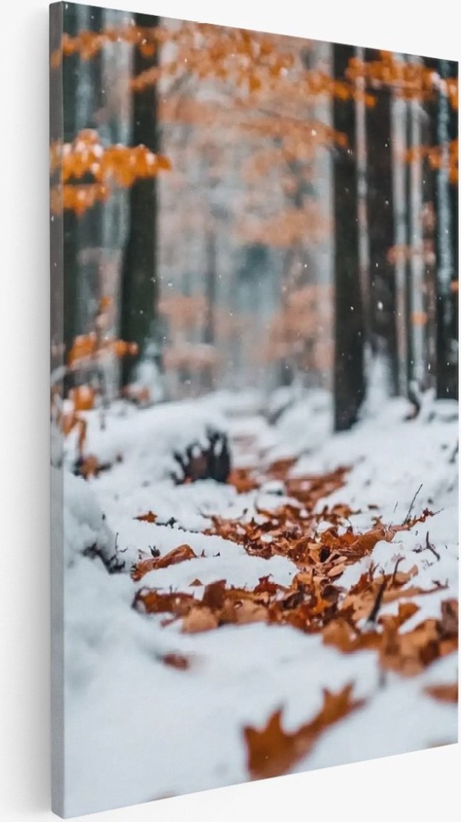Saammp Canvas Schilderij - Natuur - zonsondergang - Watervallen - 40x60 - Foto op canvas - Wanddecoratie - Muurdecoratie Woonkamer - Slaapkamer decoratie - Canvas Print Multicolor