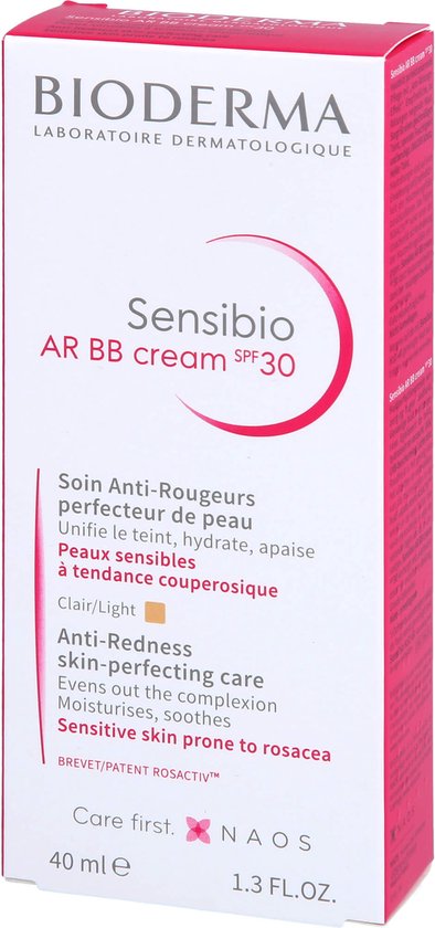 Hydraterende Crème met Kleur Bioderma AR BB Cream Beige Spf 30