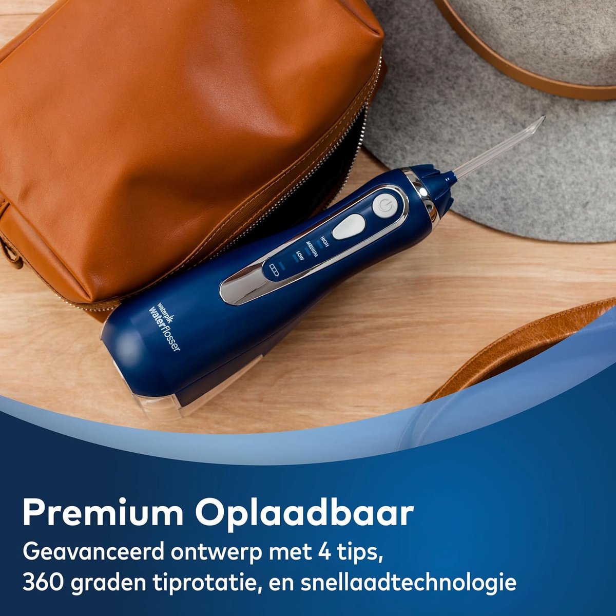 Waterpik Waterflosser Draadloos Advance WP-583 Blauw - thumbnail 6