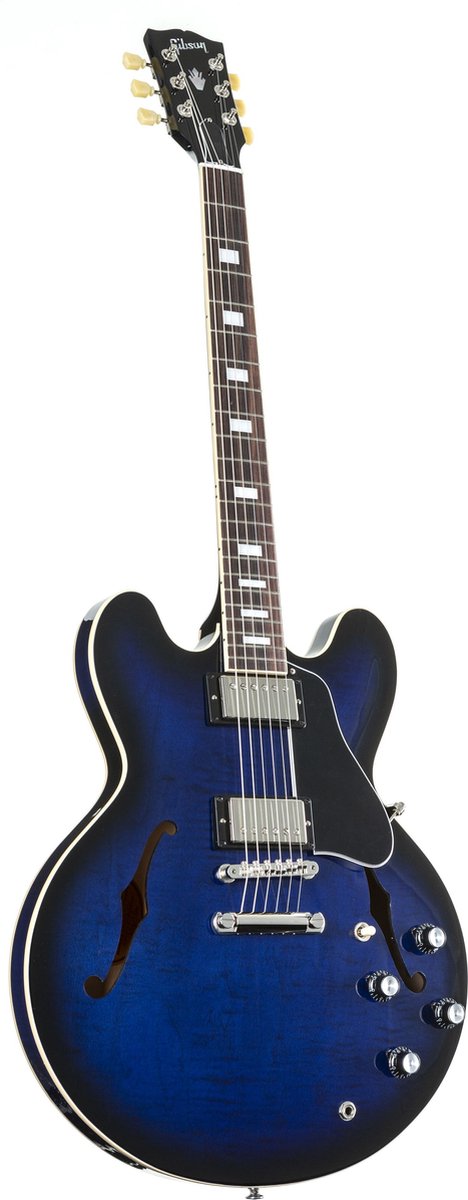 Gibson ES-335 Figured Deep Ocean Burst - Semi-akoestische gitaar