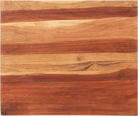 vidaXL Piano Tavolo in Legno Massello di Mango 25-27 mm 100x60 cm